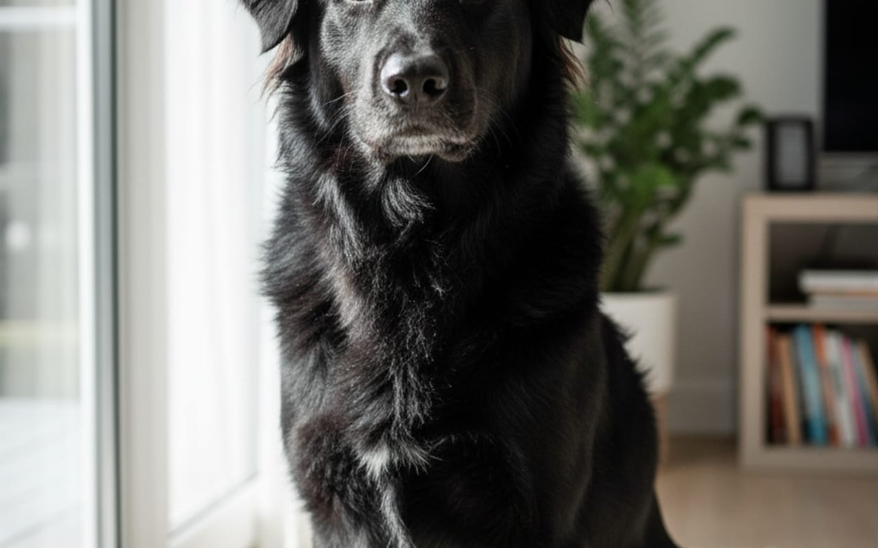 Romanian Carpathian Shepherd dog breed portrait